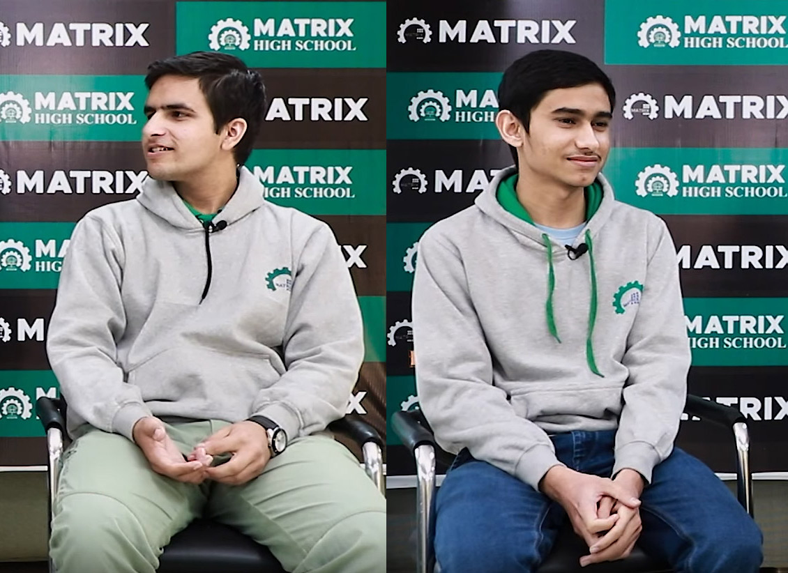 stse 2021 - 22 topper pinakin & nayan