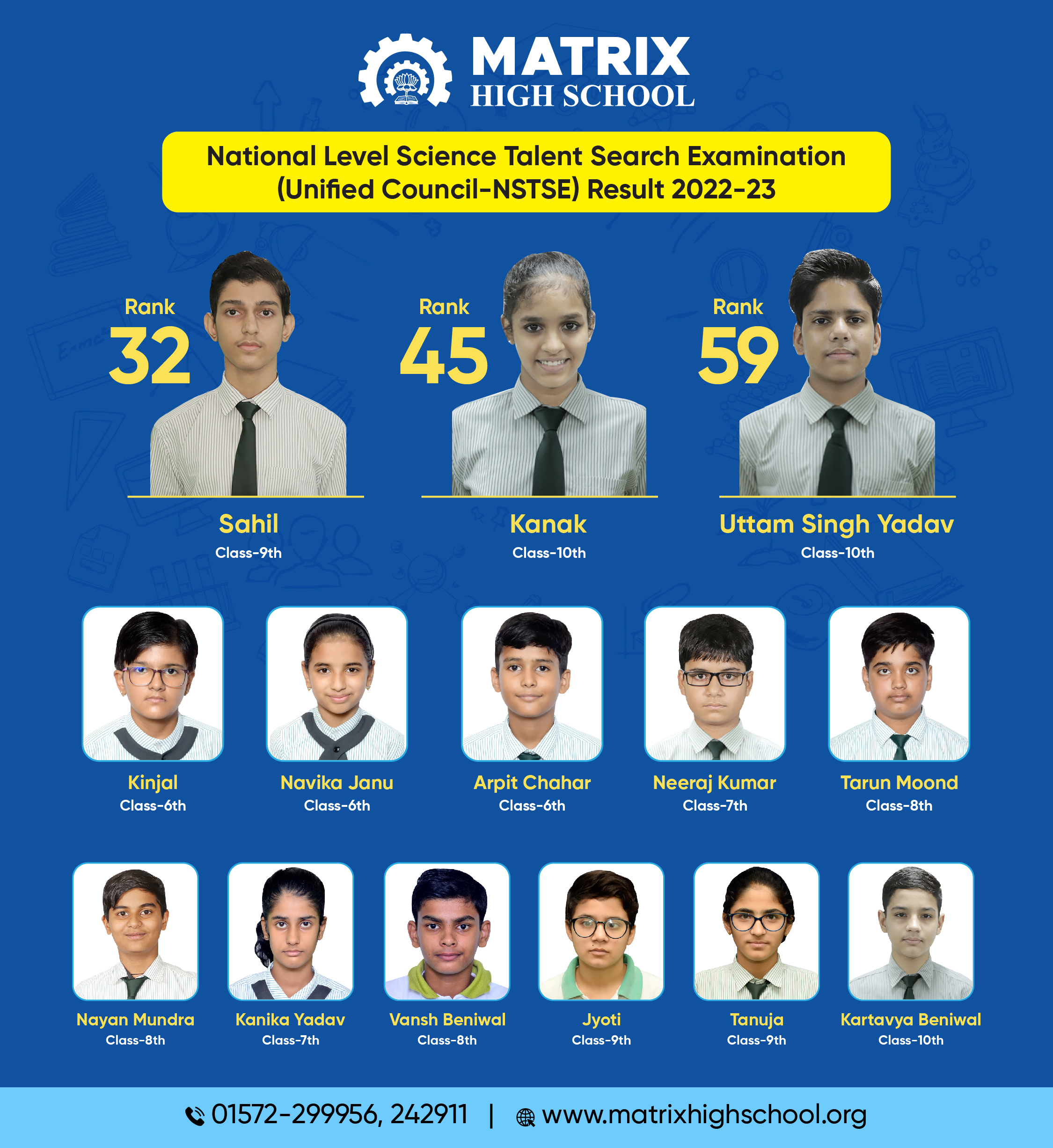 NSTSE 2022-23 Result