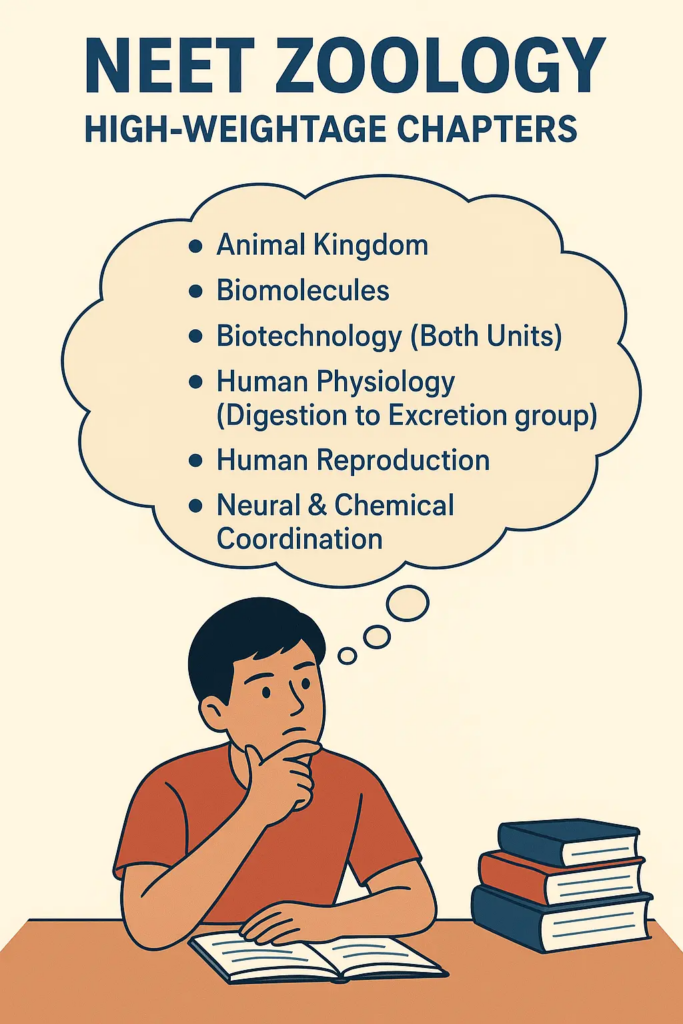 NEET Zoology high-weightage chapters
