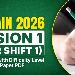 JEE Main 2026 Jan 22 Session 1 Shift 1 Paper Analysis with Difficulty Level & Free Question Paper PDF